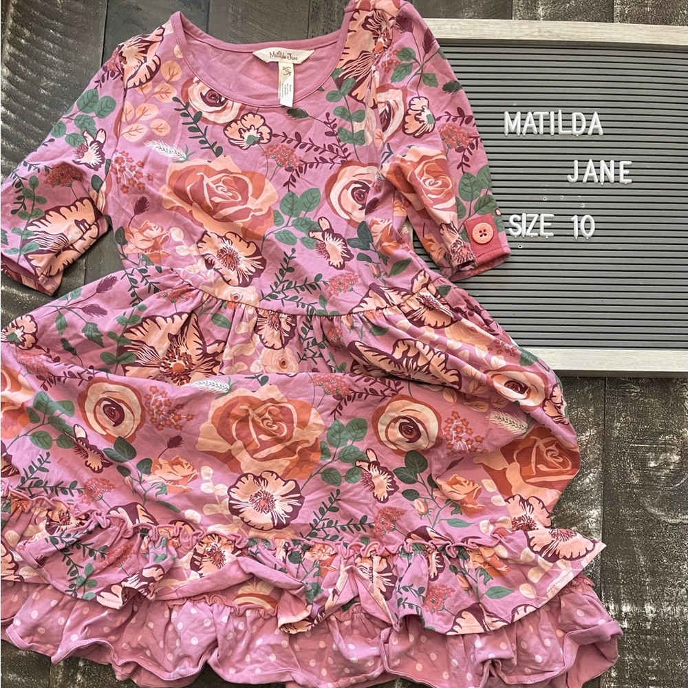 Matilda Jane Rose Garden Kids Dress